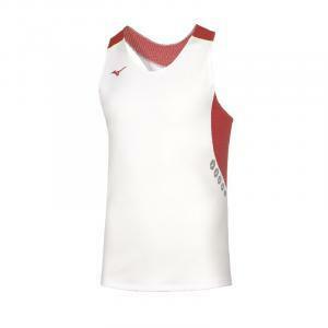 Canotta running premium jpn bianco/rosso