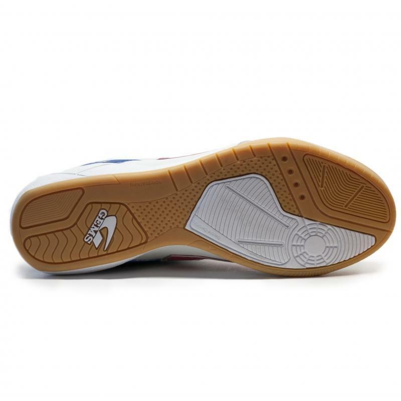 gems gems scarpa calcetto viper fx indoor bianco/blu - foto 2