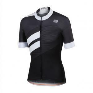 Maglia bodyfit team nero/bianco
