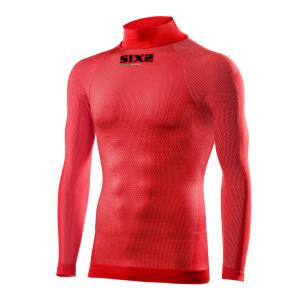 Maglia lupetto color rosso manica lunga