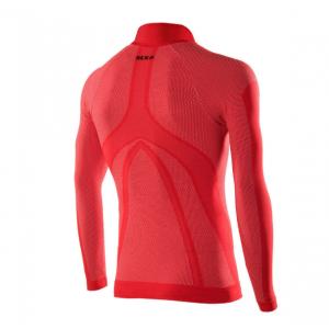 Maglia lupetto color rosso manica lunga