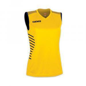 Canotta volley donna virgo giallo-blu