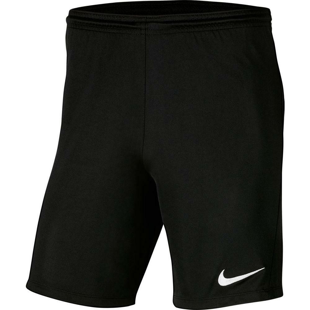 nike nike pantaloncino calcio park 3 uomo nero - foto 1