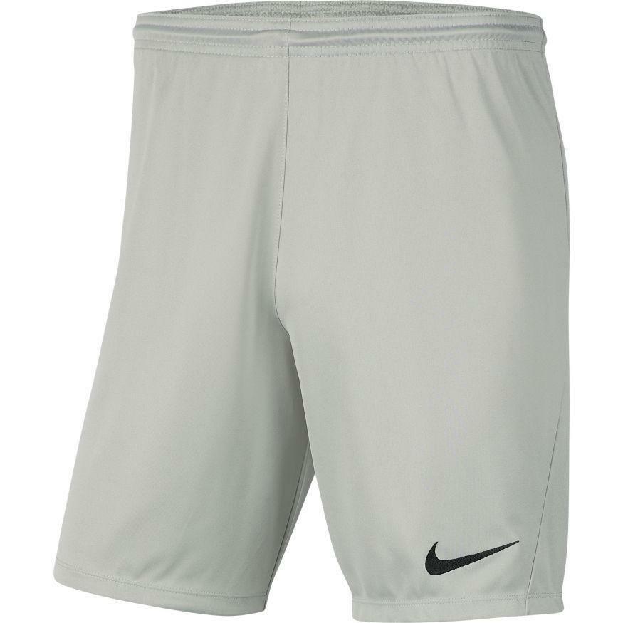 nike nike pantaloncino calcio park 3 uomo grigio - foto 1