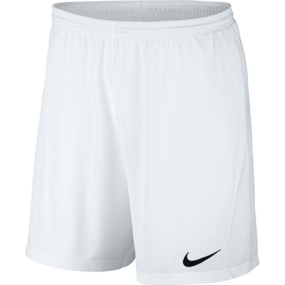 nike nike pantaloncino calcio park 3 uomo  bianco - foto 1