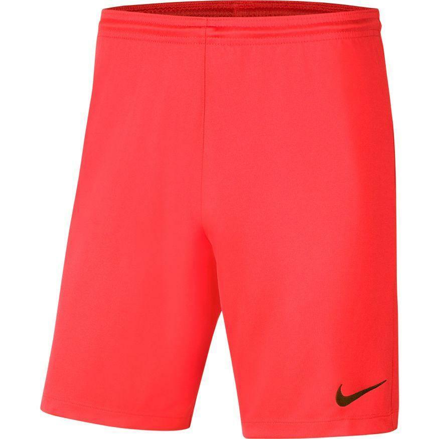nike nike pantaloncino calcio park 3 uomo rosso fluo - foto 1