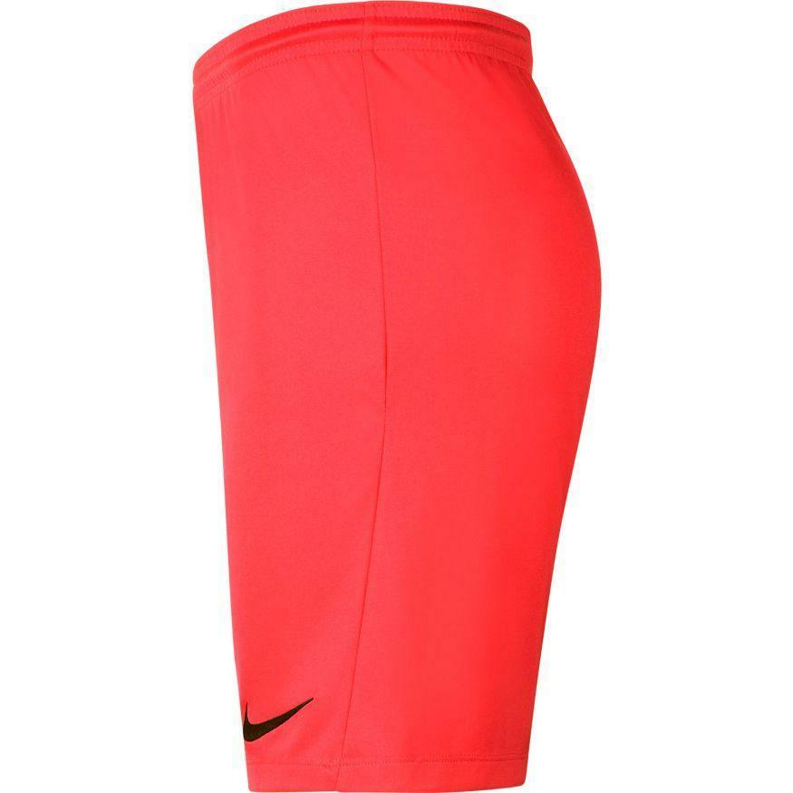nike nike pantaloncino calcio park 3 uomo rosso fluo - foto 2