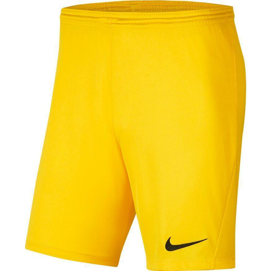 nike nike pantaloncino calcio park 3 uomo  giallo - foto 1