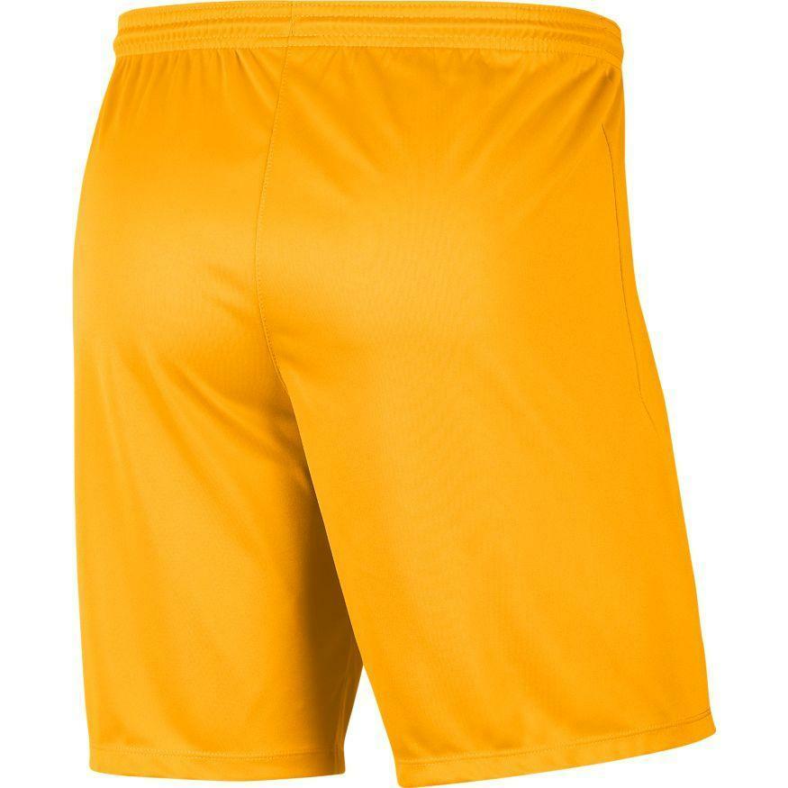 nike nike pantaloncino park 3 calcio  bambino giallo scuro - foto 3