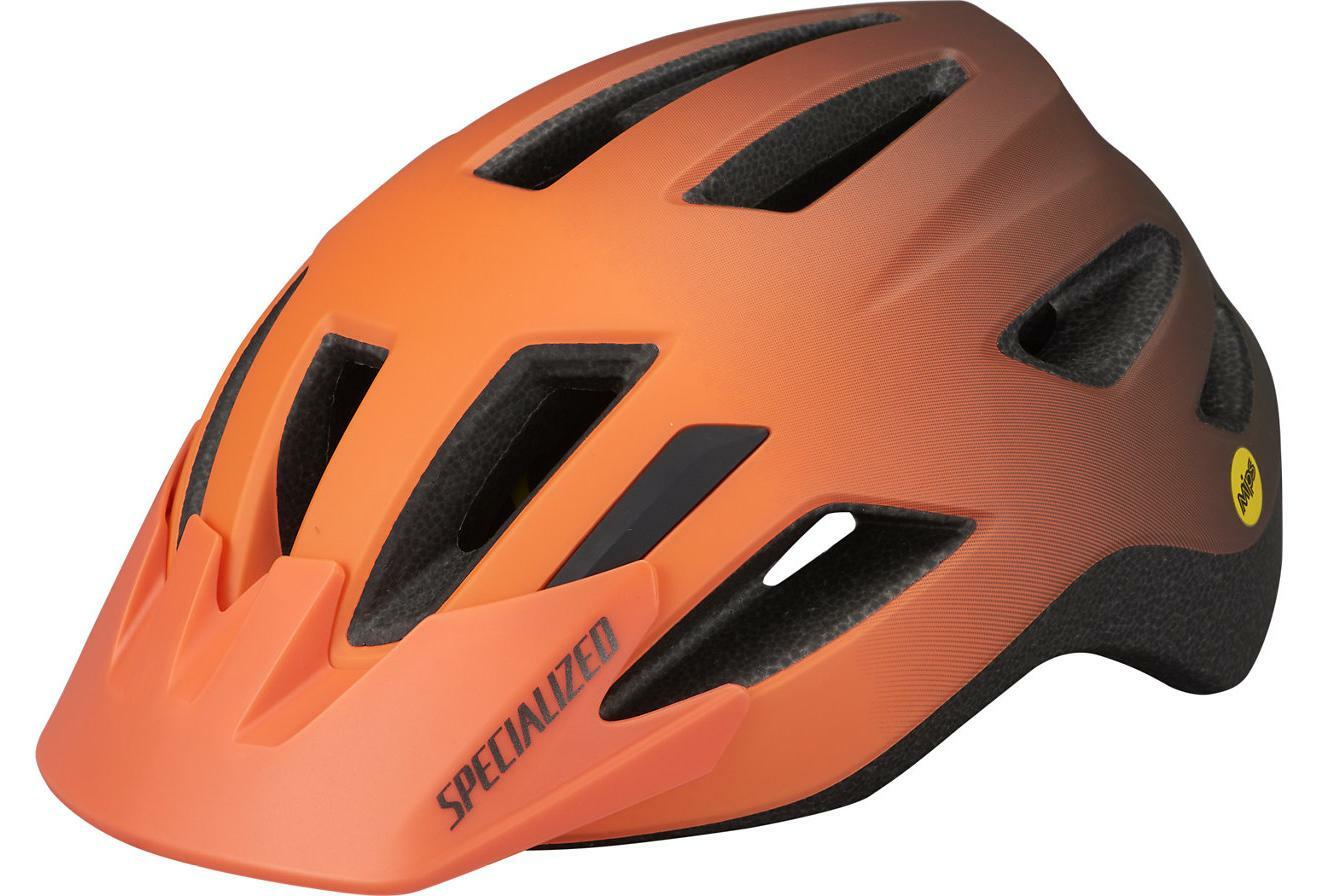 specialized specialized casco bambino shuffle led mips arancio/nero - foto 1