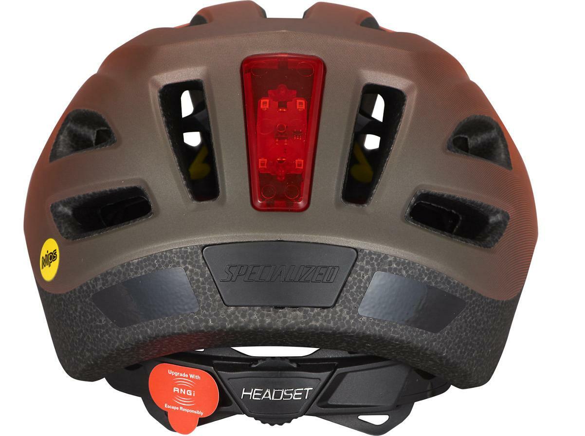 specialized specialized casco bambino shuffle led mips arancio/nero - foto 2