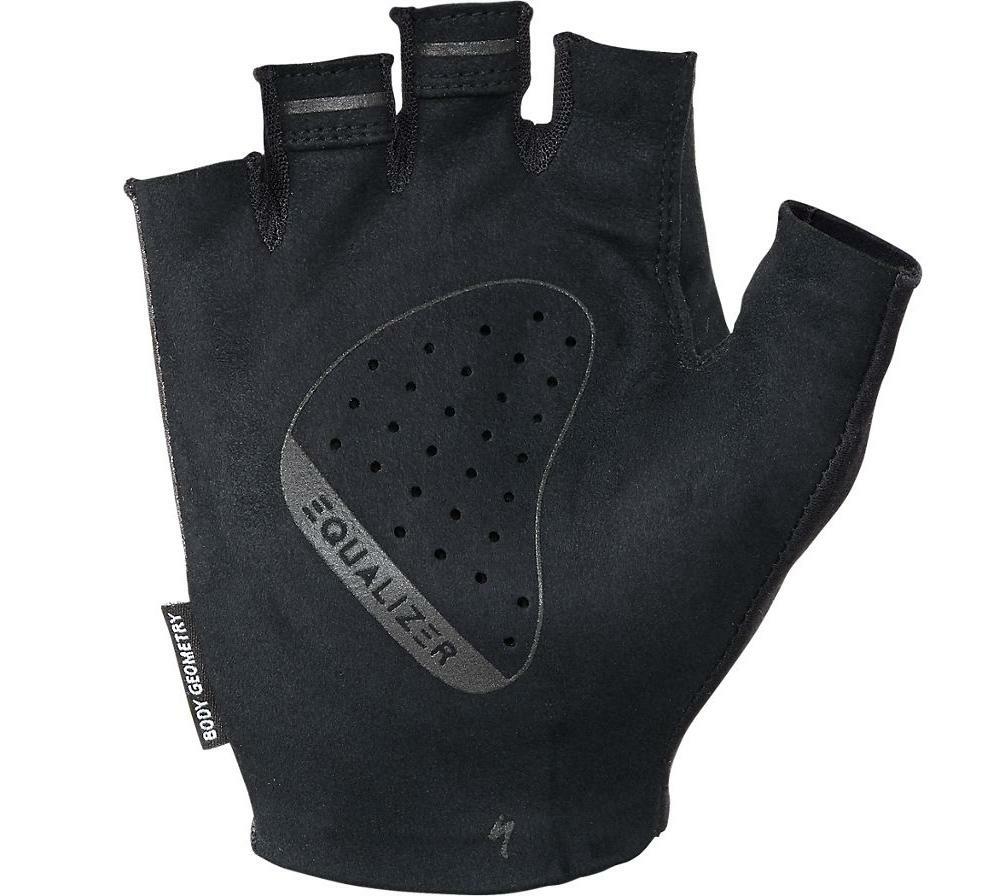 specialized specialized guanti body geometry grail corti nero/grigio camo - foto 2