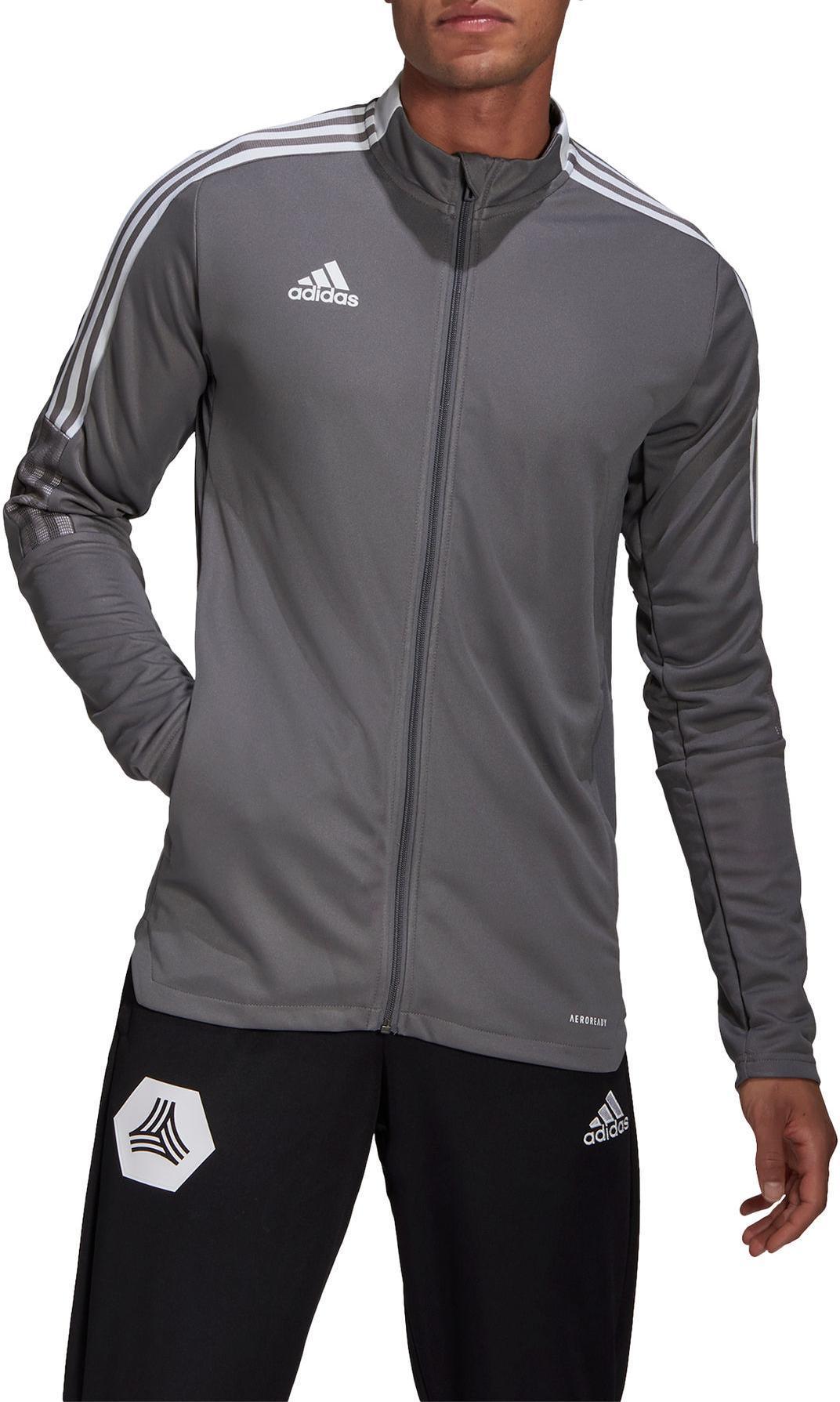 adidas adidas giacca tiro21  jkt grigio uomo - foto 2