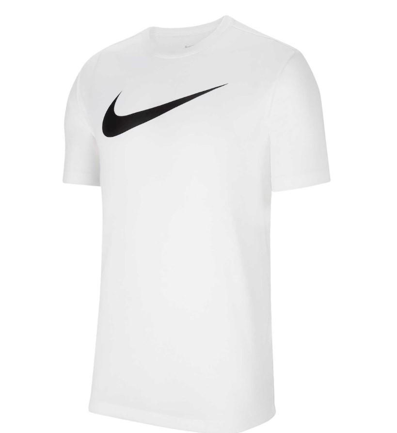 NIKE MAGLIA MANICA CORTA PARK 20 BAMBINO  BIANCO NERO CW6941-100