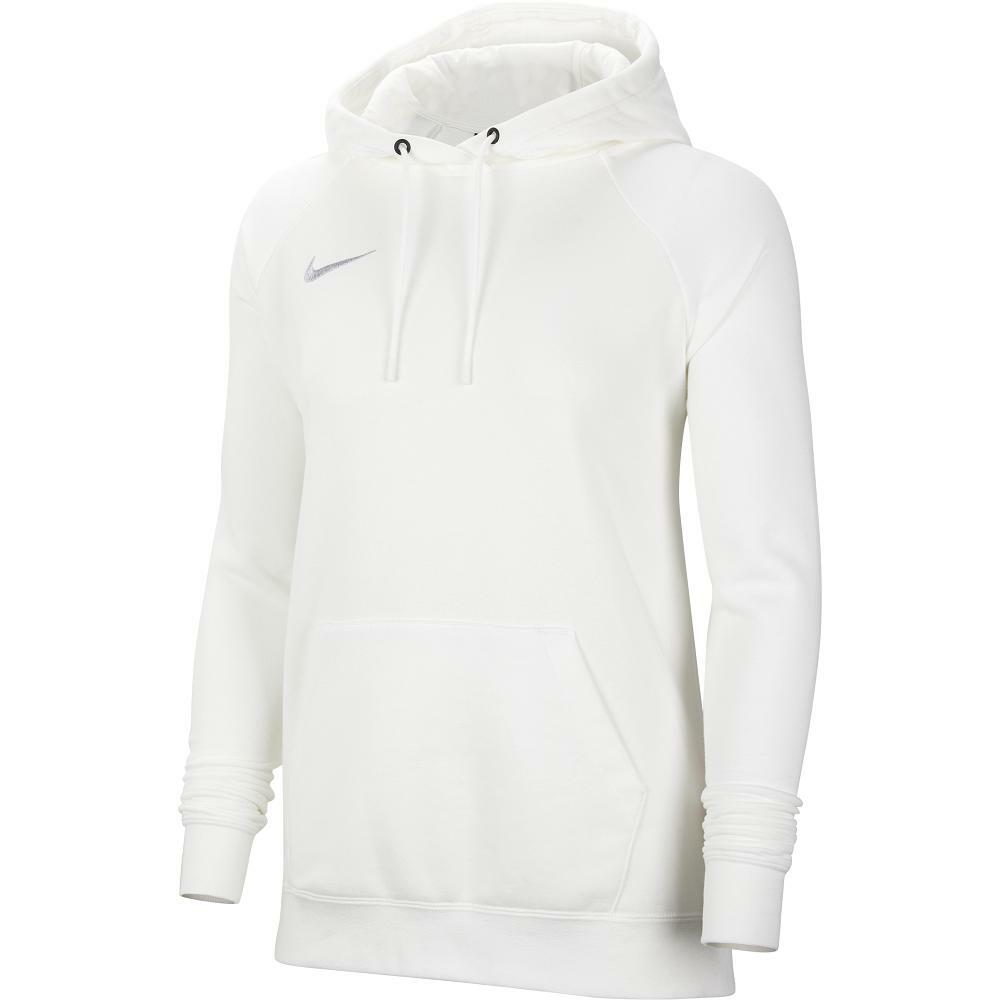 nike nike felpa cappuccio park 20 wmn bianco - foto 1