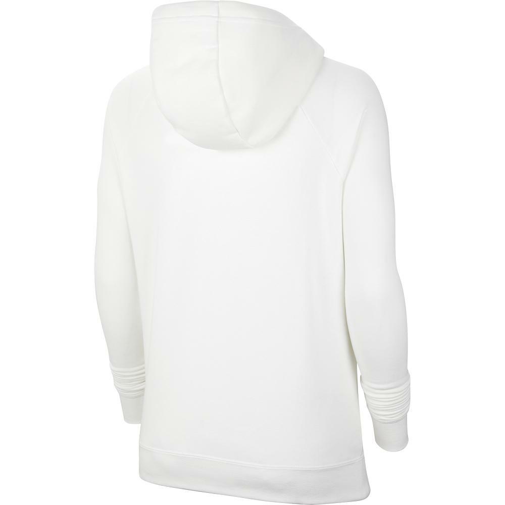 nike nike felpa cappuccio park 20 wmn bianco - foto 3