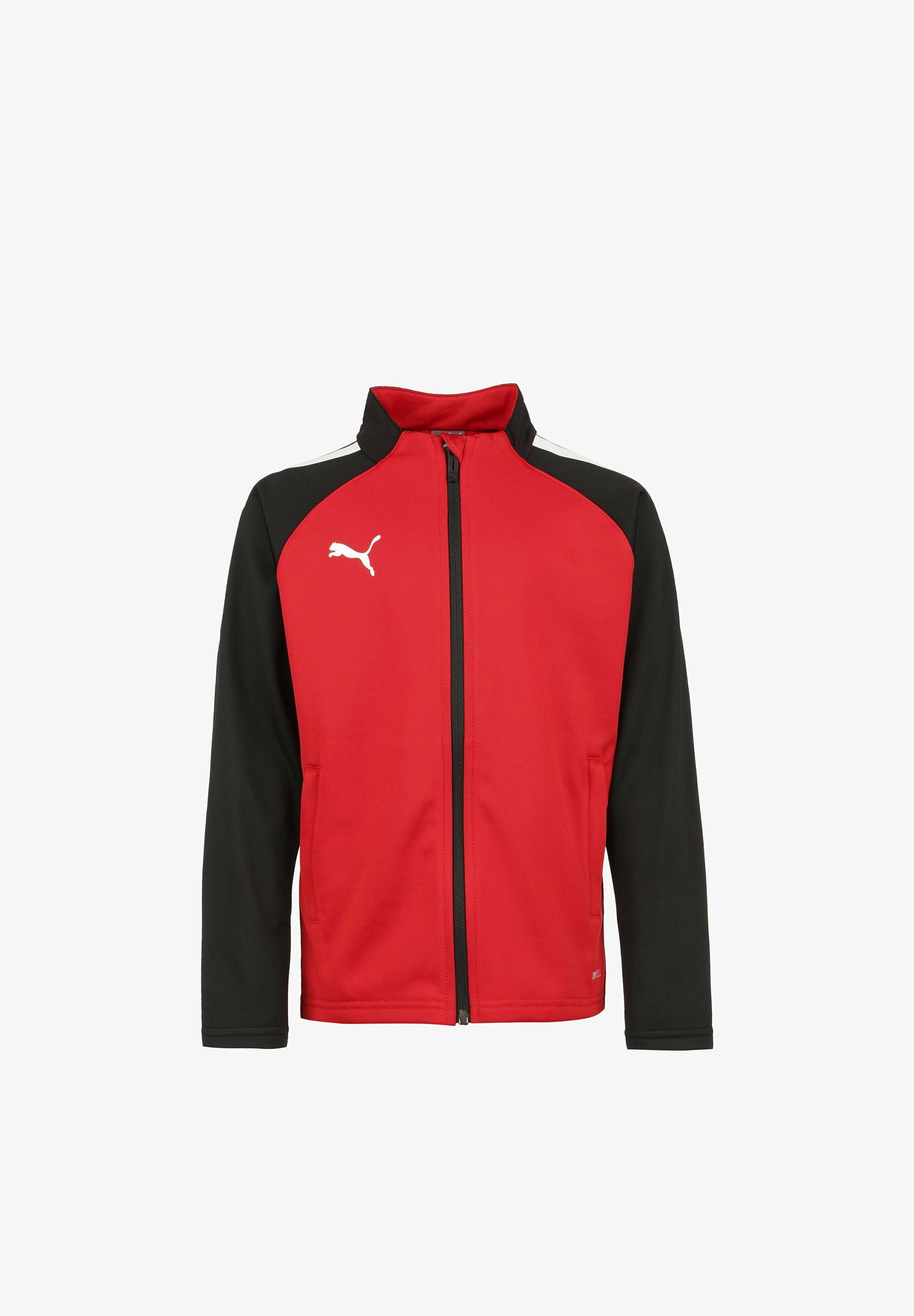 puma puma giacca teamliga training - red/black - foto 2