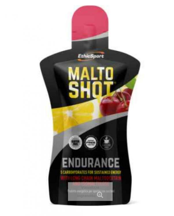 ethic sport ethicsport malto shot endurance 50ml ciliegia/limone - foto 1