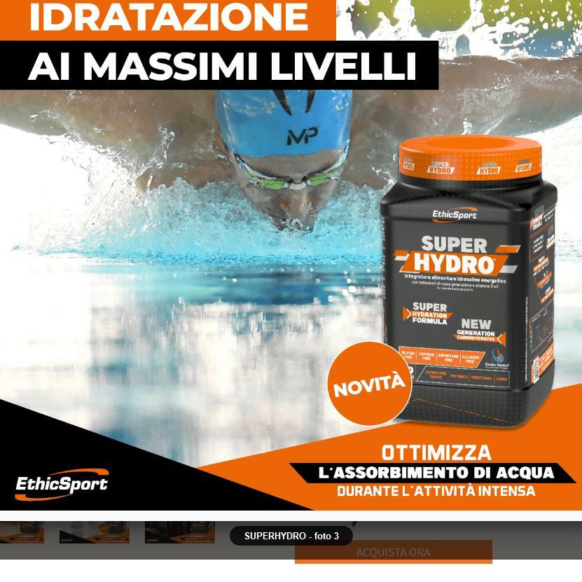 ethic sport ethicsport superhydro bar da 500gr limone - foto 3
