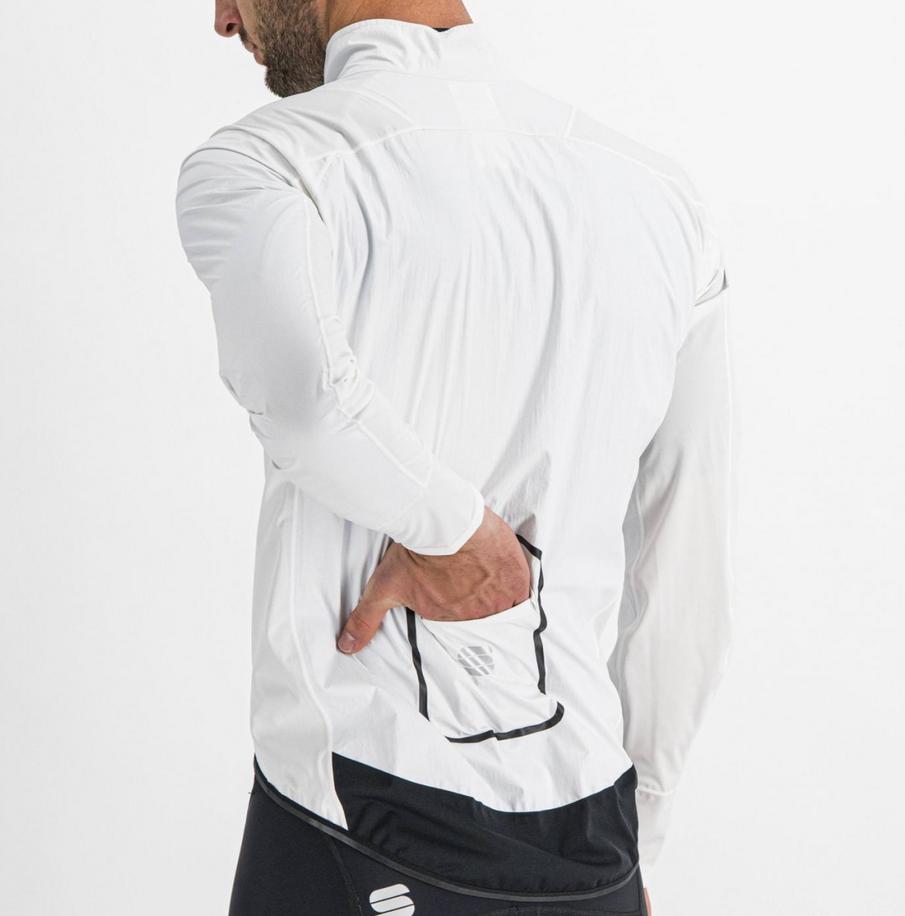 sportful sportful antivento hot pack no rain jacket bianco - foto 6