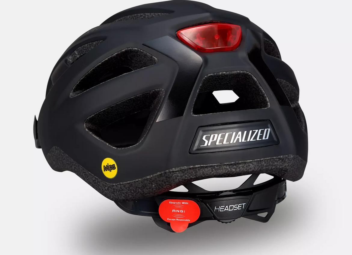 specialized specialized casco centro led mips nero adlt - foto 4