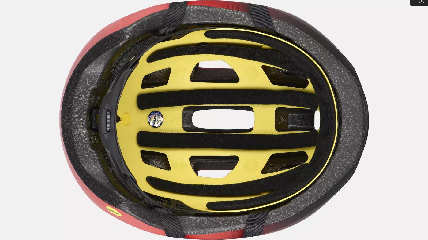 specialized specialized casco align 2 hlmt mips ce rosso fluo nero - foto 6
