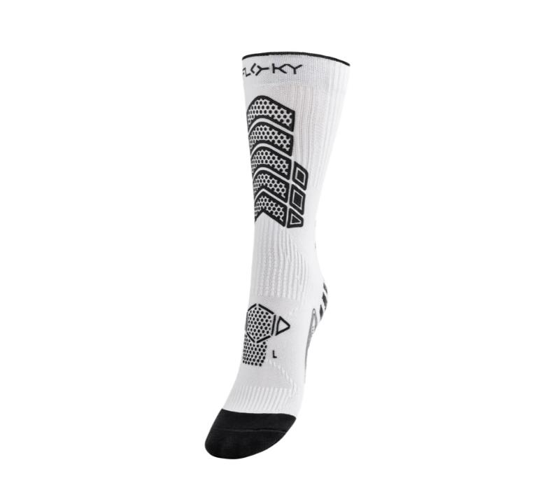 floky floky calza calcio axsist - bianco - foto 1