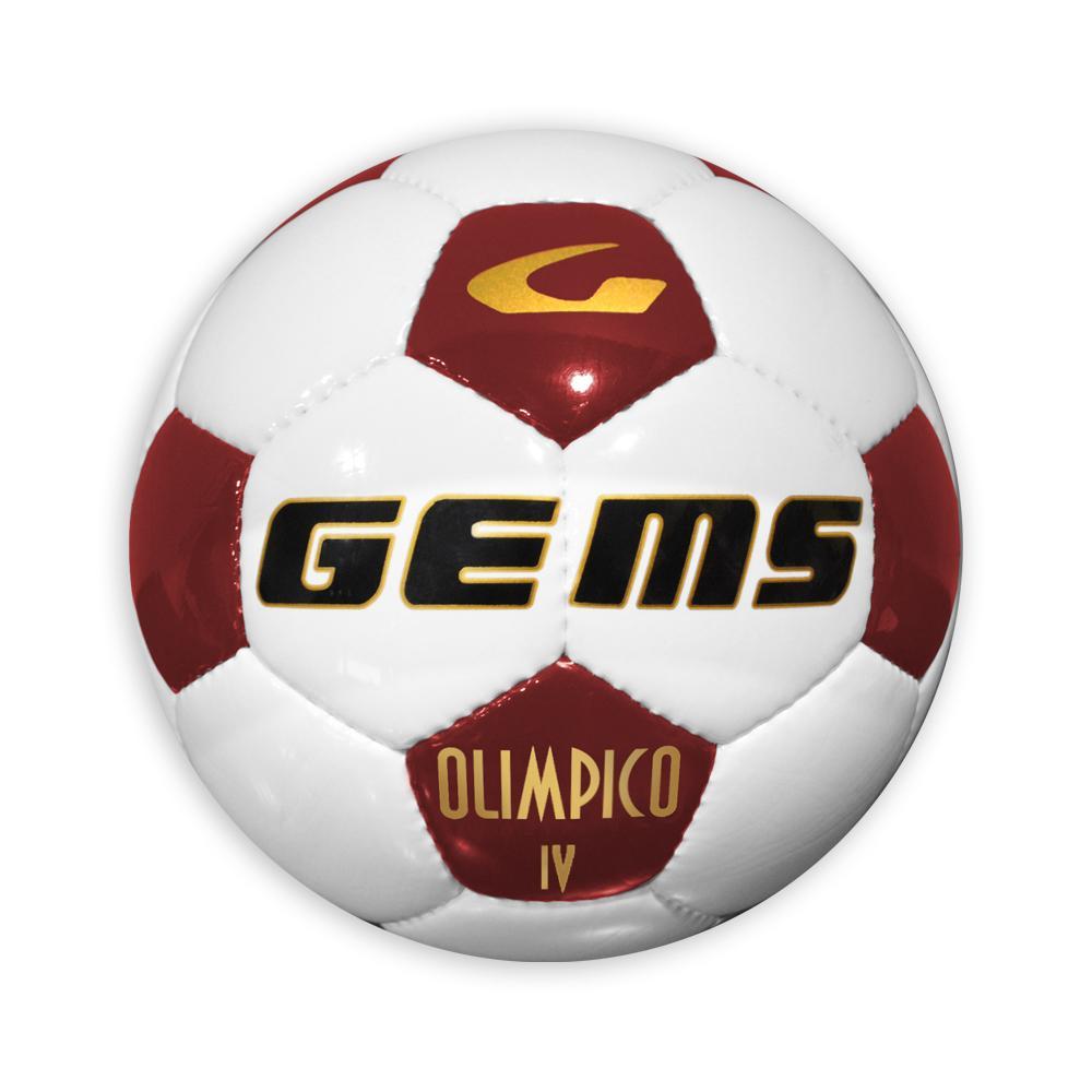 gems gems pallone olimpico bianco/granata - foto 3