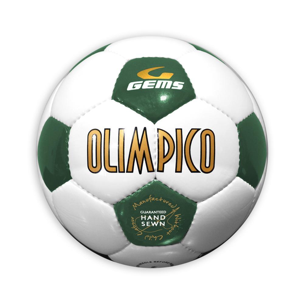 gems gems pallone olimpico bianco/verde - foto 2