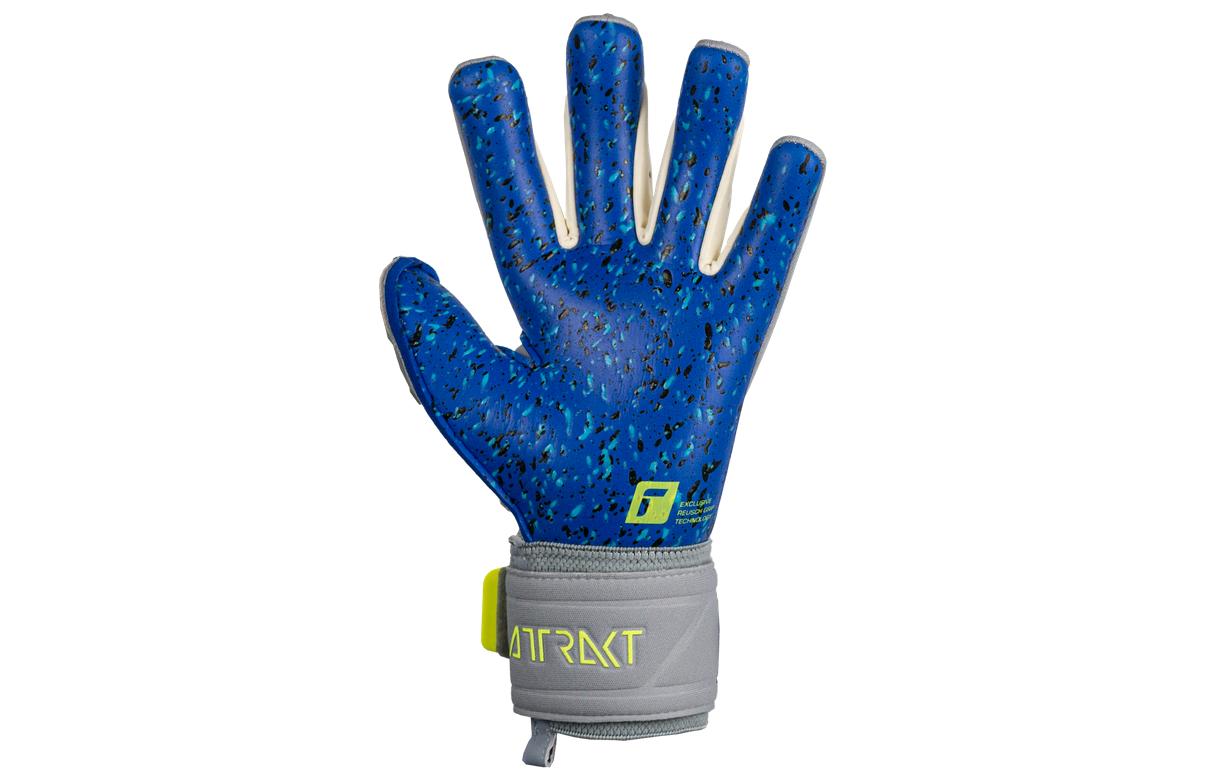 reusch reusch guanti attrakt freegel fusion goal. grgio giallo fluo - foto 2