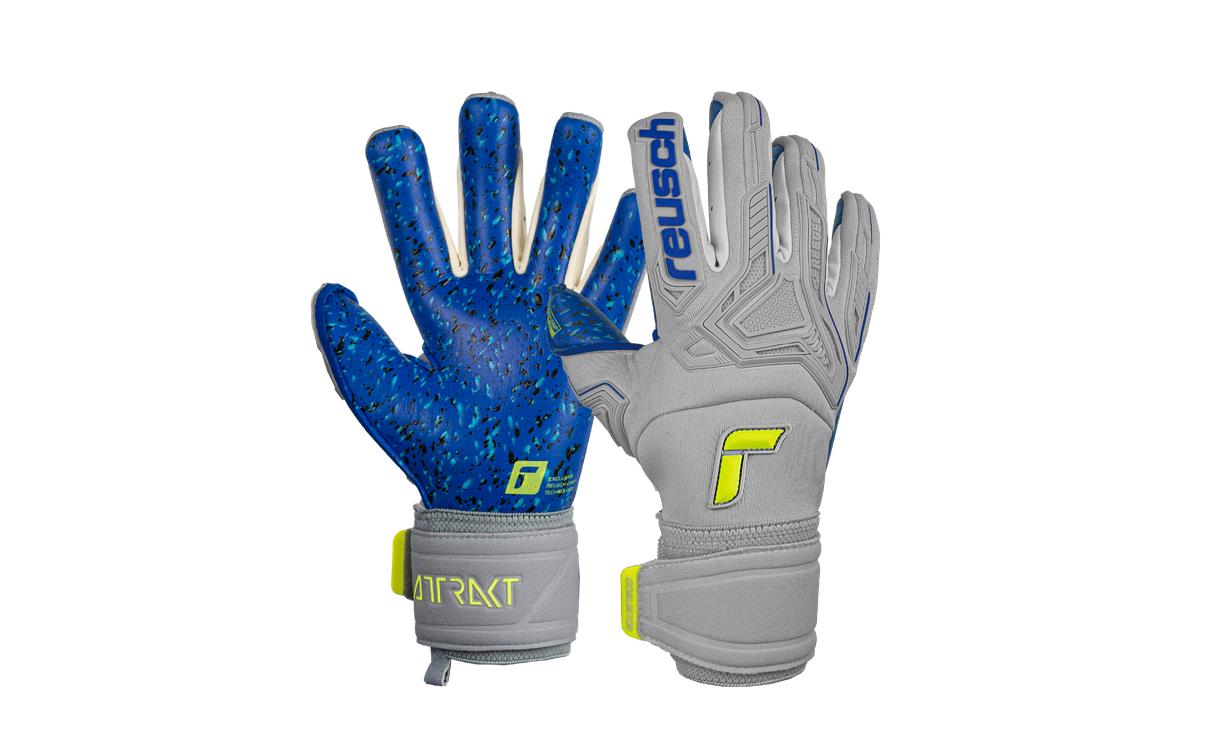 reusch reusch guanti attrakt freegel fusion goal. grgio giallo fluo - foto 3