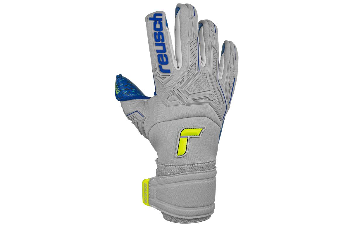 reusch reusch guanti attrakt freegel fusion goal. grgio giallo fluo - foto 4