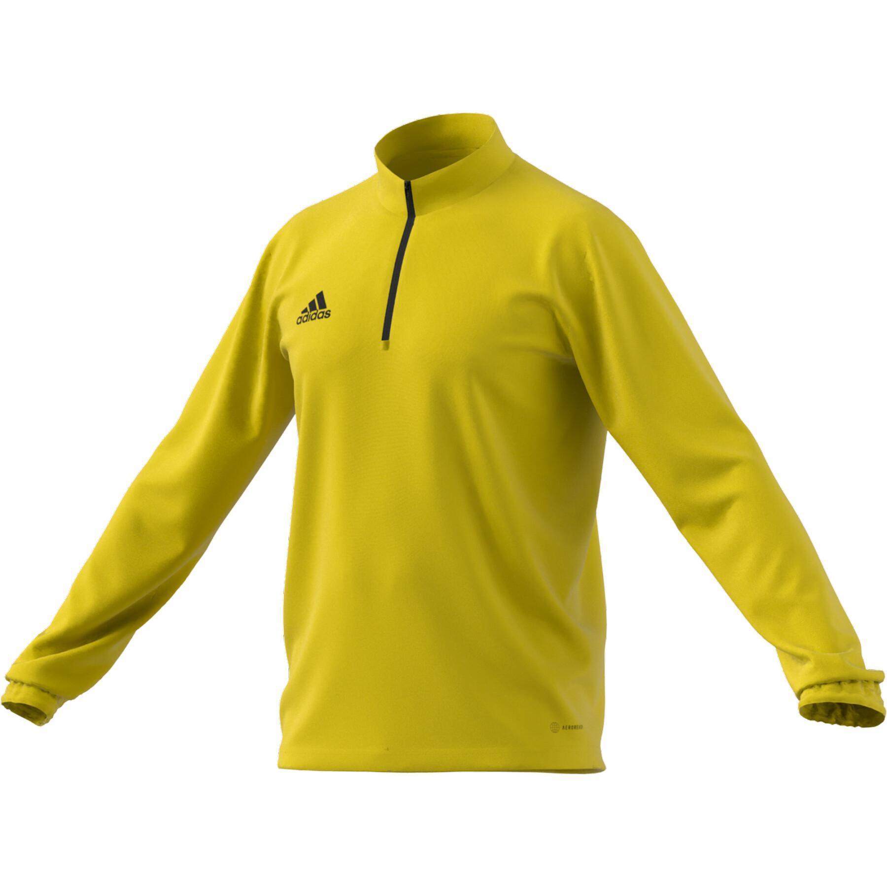 adidas adidas felpa tr entrada 22 giallo - foto 3