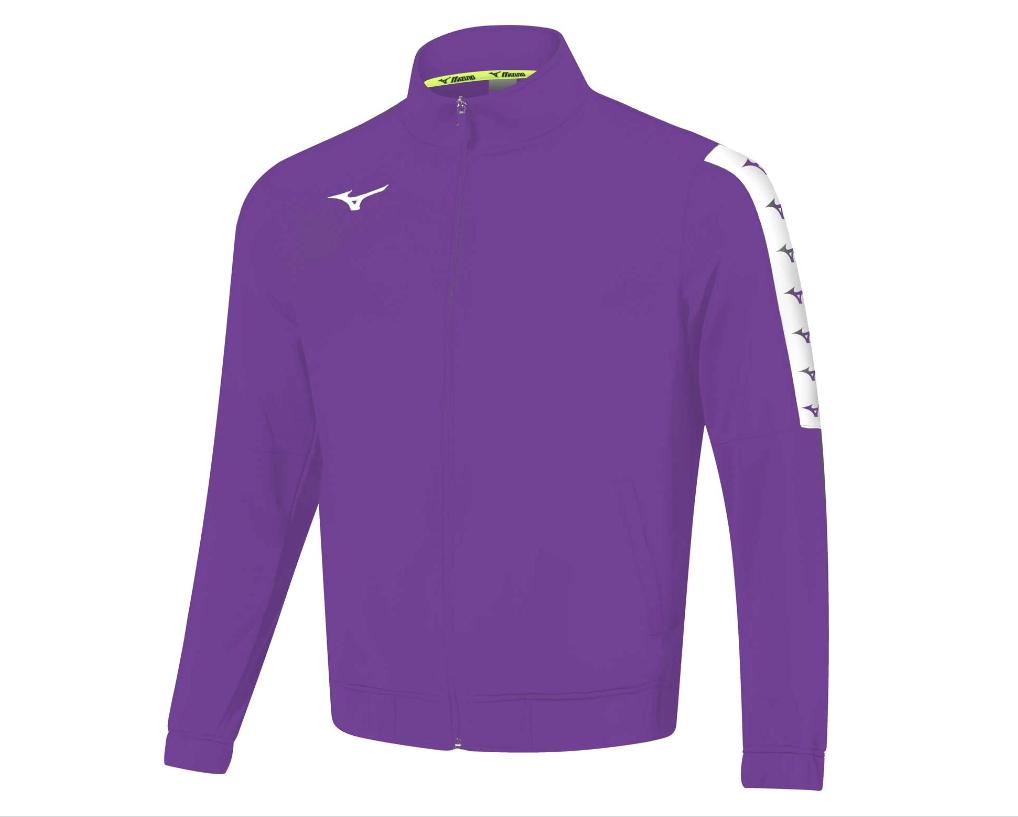 mizuno mizuno giacca tuta team nara viola - foto 2