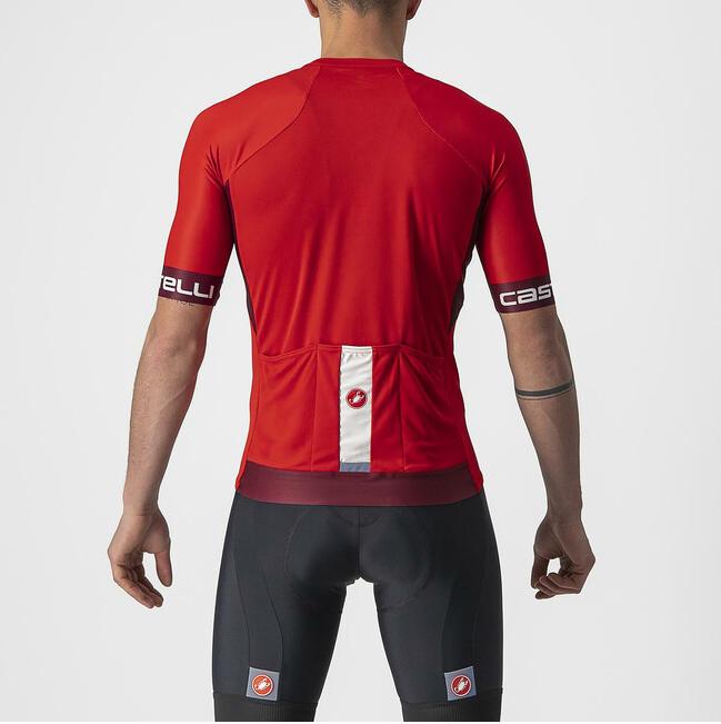 castelli castelli maglia entrata vi jersey fiery rosso bianco - foto 2