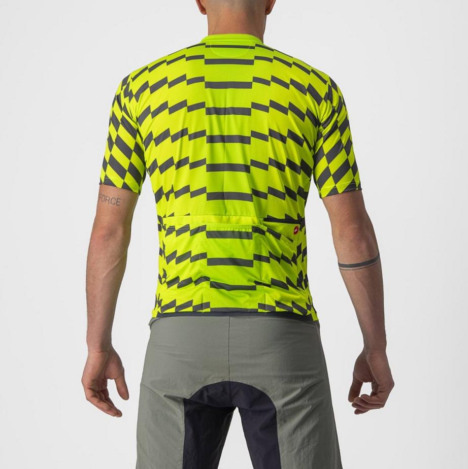 castelli castelli maglia unltd sterrato jersey verde fluo' grigio - foto 2