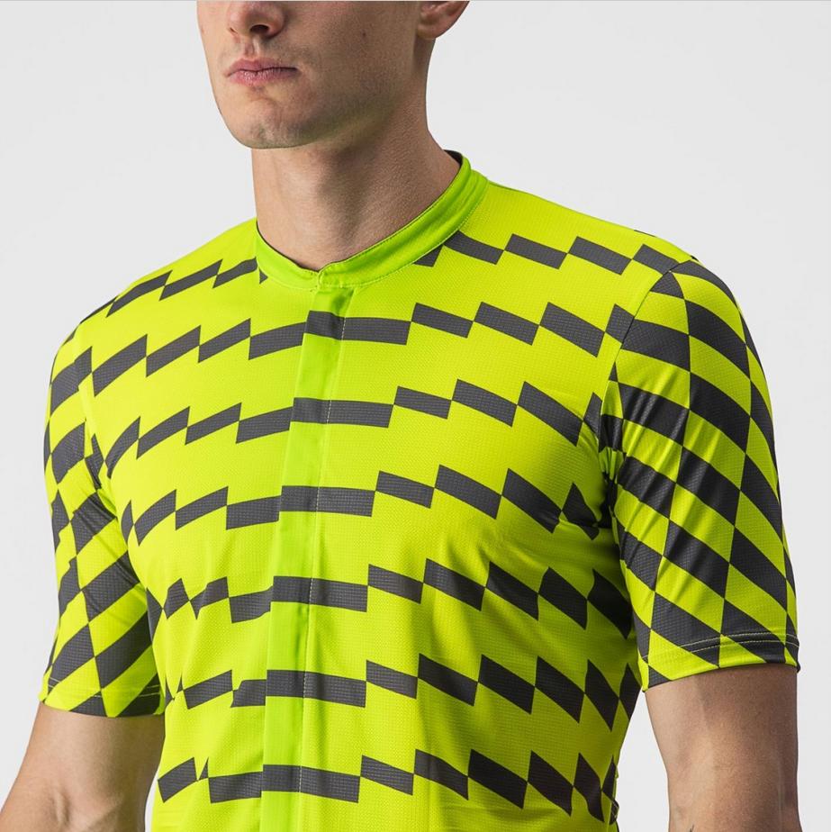 castelli castelli maglia unltd sterrato jersey verde fluo' grigio - foto 3