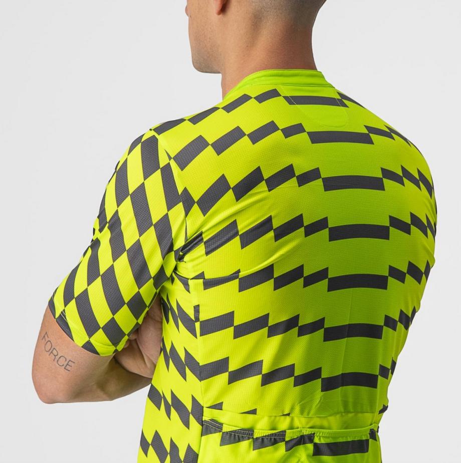 castelli castelli maglia unltd sterrato jersey verde fluo' grigio - foto 6