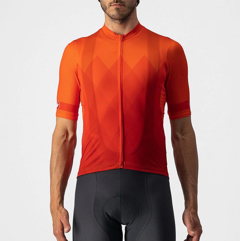 castelli castelli maglia m/c  a tutta jersey rosso - foto 1