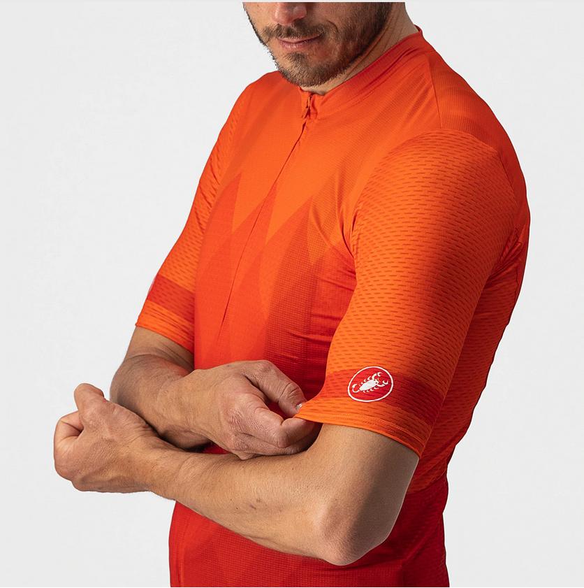castelli castelli maglia m/c  a tutta jersey rosso - foto 3