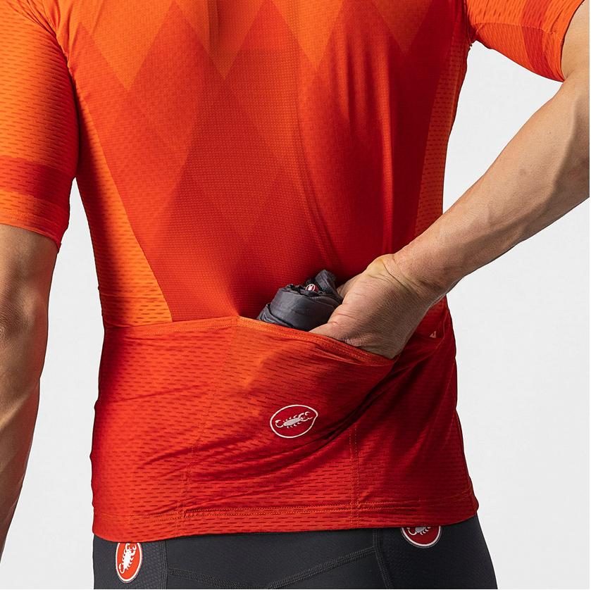 castelli castelli maglia m/c  a tutta jersey rosso - foto 4