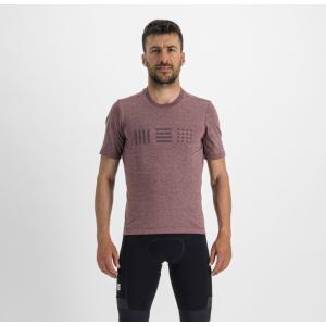 Maglia m/c  giara tee - red wine