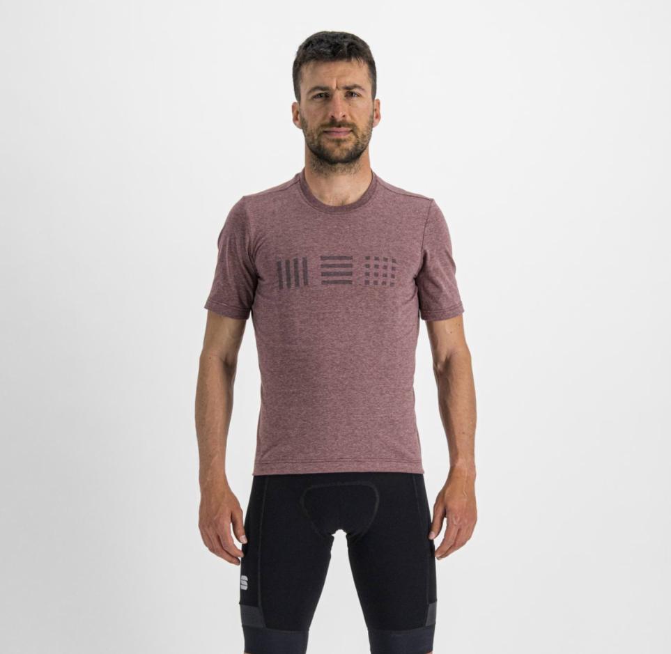 sportful sportful maglia m/c  giara tee - red wine - foto 1