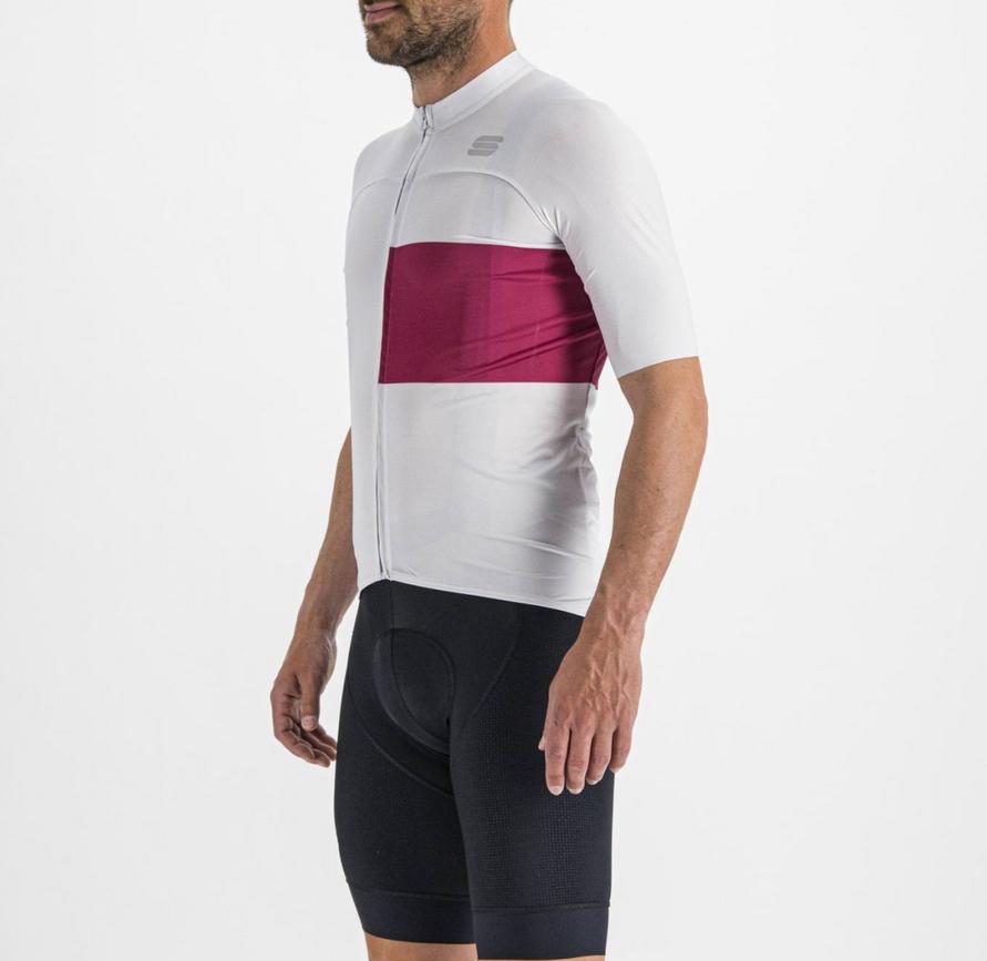 sportful sportful maglia snap jersey bianco ciclamino - foto 3
