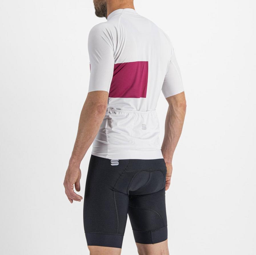 sportful sportful maglia snap jersey bianco ciclamino - foto 4