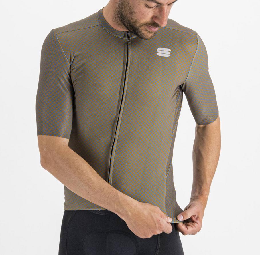 sportful sportful maglia  checkmate jersey marrone liquirizia - foto 3