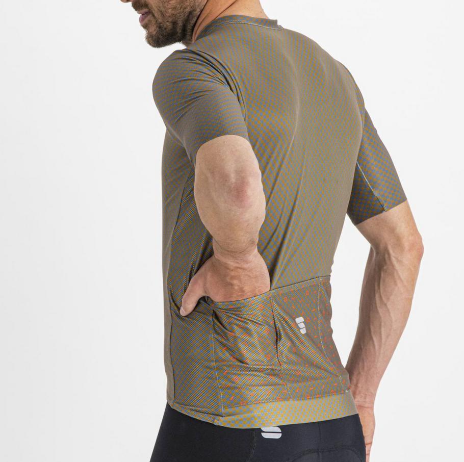 sportful sportful maglia  checkmate jersey marrone liquirizia - foto 4
