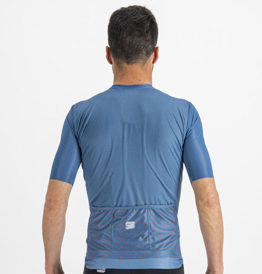 sportful sportful maglia checkmate jersey celeste 1122035-435. - foto 2