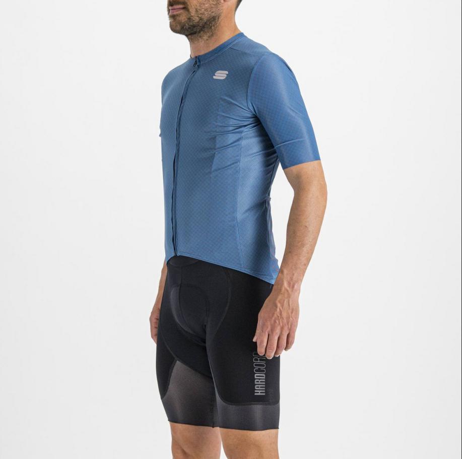 sportful sportful maglia checkmate jersey celeste 1122035-435. - foto 3