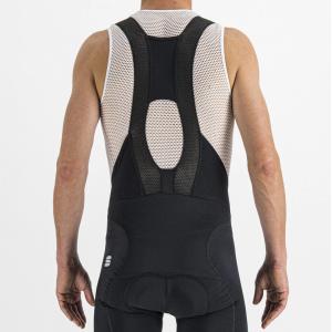 Maglia rete smanicata 2nd skin mesh sleeveless bianco